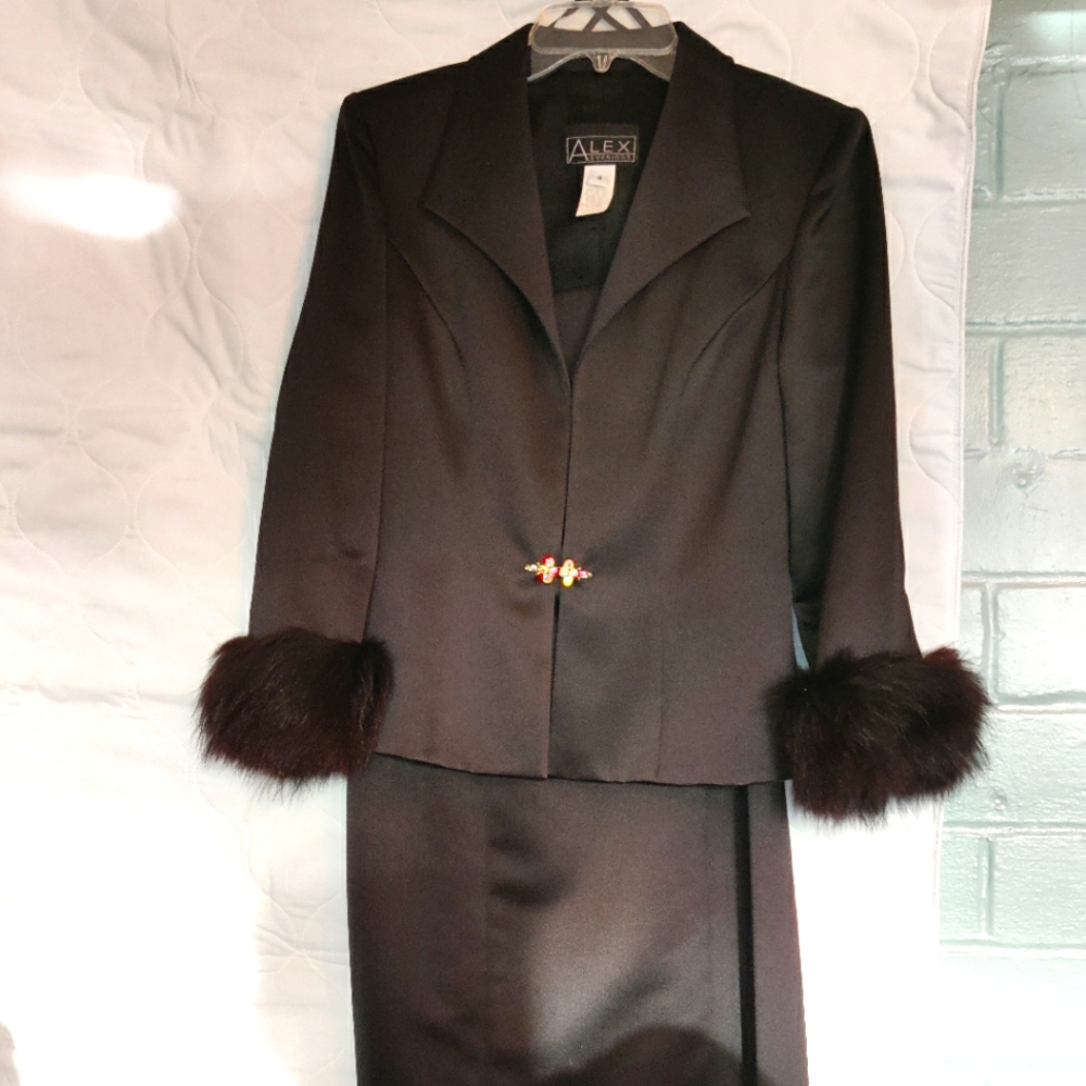 Black dress with Black jacket